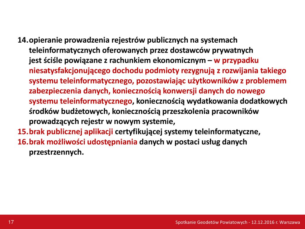 CZ II PROBLEMATYKA MODELU PROWADZENIA REJESTRÓW PUBLICZNYCH